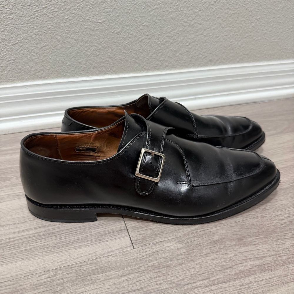 Allen Edmonds, Black, Monk Strap Dress‎ Shoe  | Men’s 13
